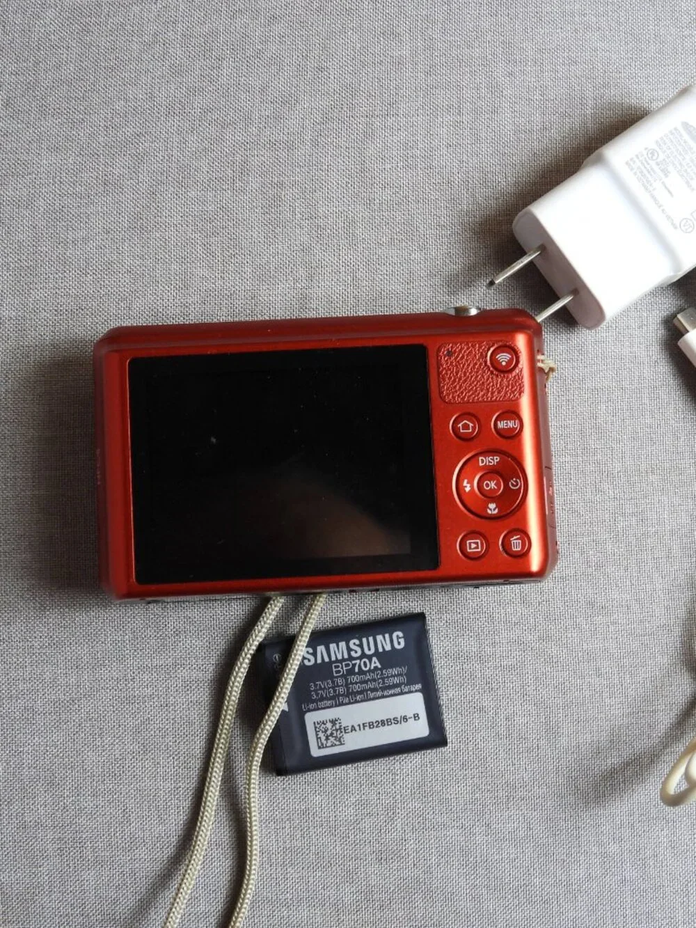 Samsung WB35F 16.2MP Smart WiFi Red Digital Camera 12x Optical Zoom
